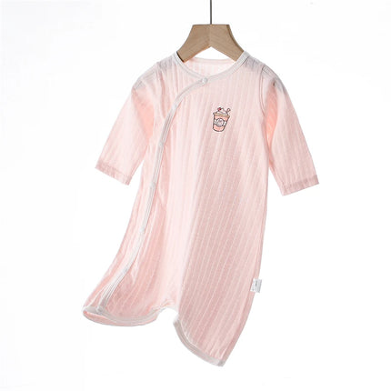 Summer Newborn Baby Homewear Cotton Infant Rompers Soft Baby Bodysuit Breathable Boy Girls  Pajamas Baby Clothes 0-18 Months