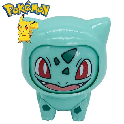 Pokemon Anime Genuine Pikachu Bulbasaur Pokeball Model Set Eevee Gengar Mewtwo Action Figure Face-Changing Doll Elf Ball Toys