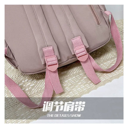 Fashion Girls Backpack New Large Capacity Korean Style Women Backpacks Cute Student School Backpack Versatile Women's Bag