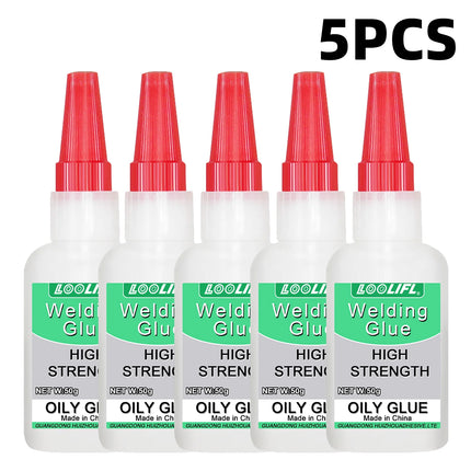 Loolifl 50g High-Strength Welding Glue, a Universal Super Adhesive Suitable for Resin, Ceramics, Metal, and Glass, Strong Instant Glue