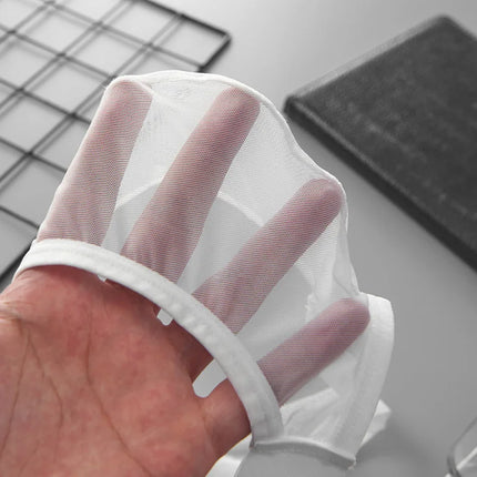 Men's Sexy See Through Ice Silk Underwear Mesh U Bulge Pouch Personality Panties Transparent Ultra-Thin Breathable Underpants