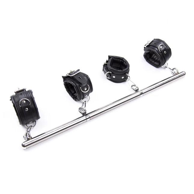 Adult Sex Toys For Women Men Couples Handcuffs Whip Neck Collar Adjustable Spreader Bar BDSM Bondage Set Slave Sex Accessories