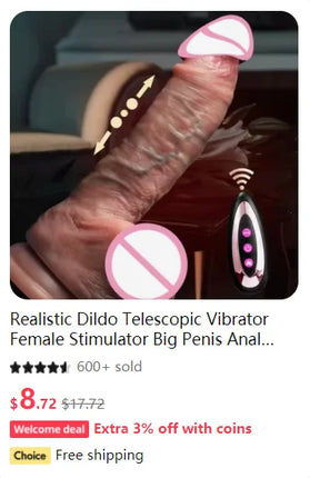Realistic Dildo Sliding Foreskin Big Penis Suction Cup Dildos Female Masturbator Fake Dick Adult Anal Sex Toys for Women