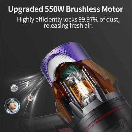 Household vacuum cleaner pet brush large suction high power suction mopping integrated wireless handheld vacuum cleaner