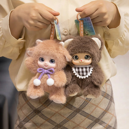 The Adorable PVC Blind Box Family Series Can Be Used As Bag Accessories Christmas Gift