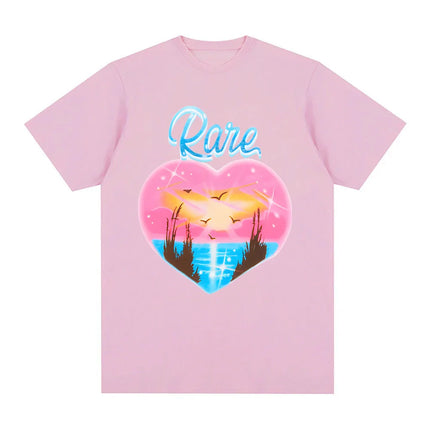 RARE ALBUM COVER TEE Selena Gomez Fashion Vintage New 100% Cotton T-Shirts Top Goth Grunge O-neck High Quality Female/Male T-shirt