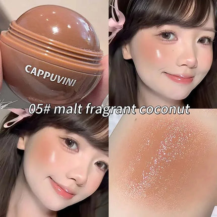 High Pigment Juice Blush Balls Natural Saturation Tint Brightening Moistured Easy Color Rouge Silky Blusher Cream Contour Makeup