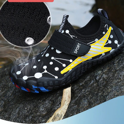 Children Beach Aqua Shoes Boy Girl Barefoot Water Shoes Quick-Dry Drainage Diving Swim Sandals Kids Fishing Surf Wading Sneakers