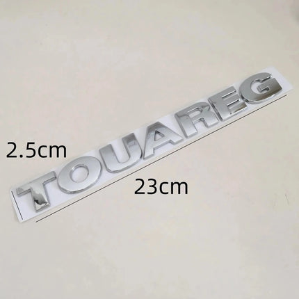 1pcs 3D ABS for Volkswagen TOUAREG Car Letters Rear Bumper Trunk Emblem Sticker Badge Decal Styling Auto Accessories