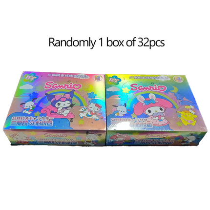 SSS HOT NEW Sanrio Creative Children's Gifts Festival Gifts Character Collection Card Box of 160 Cards for Animation Enthusiasts