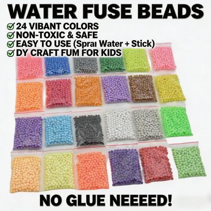 30 Color 300pcs Refill  Bag Beads Puzzle Crystal Color DIY Magic Beads Water Spray Ball Games 3D Handmade Magic Toy for Children