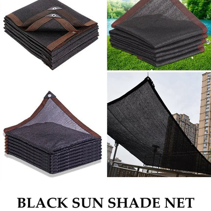 30%~90% Shading Anti-UV Black HDPE Sunshade Net Greenhouse Garden Succulent Plants Cover Netting Swimming Pool Sun Shade Net
