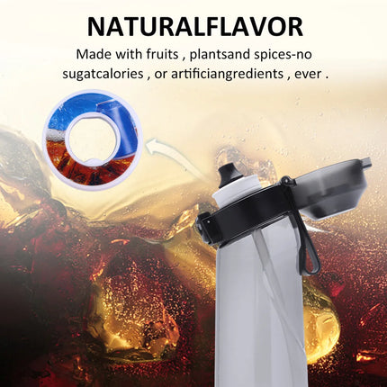 Air Flavor Pods Sports Bottle Air Scent Fruit Flavour 0 Sugar Air Water Pods 18 Flavour Pods Scented Pods Water Drink Bottle