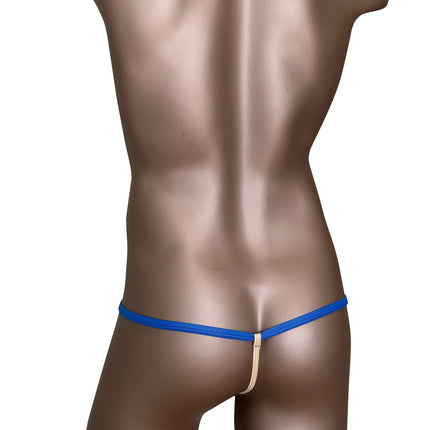 Male's Brief Cool Silky Nylon Low Waist Thongs Ice Ventilate Mesh Underwear Sexy G-strings Pouch Gay Men Gay Sissy Underwear