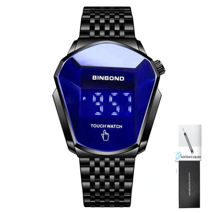 BINBOND New Casual Unique Digital Clock Men Luxury Watch Automatic Watches Mens Gold Fashion Quartz Wristwatches Montre Homme 01