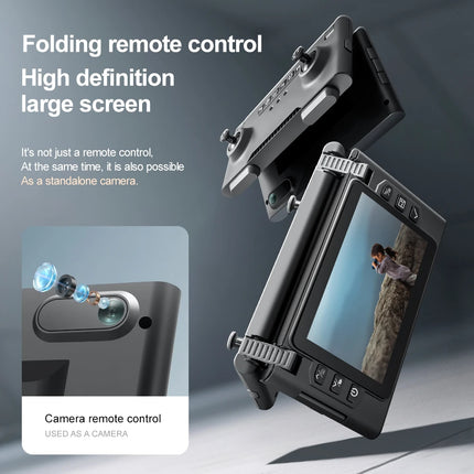 M66 New Folding Drone 4,5" Screen 25 Min Battery 8K Movie Camera Optical Flow Position Aircrafting Obstacle Avoidance Brushless
