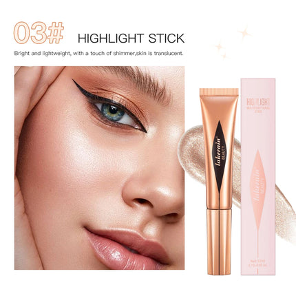 Multi-use Stick Bronzer Blusher Beauty Highlighter Blush Liquid Face Bronzer Natural Contouring Wand Stick Applicator Makeup