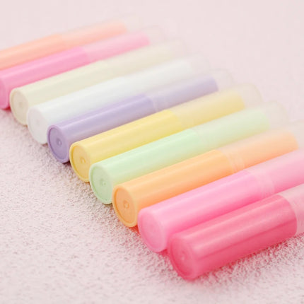 30/50/100pcs 4ml Lip Balm Container With Caps Portable Mini Empty Lip Balm Stick Tube Lipstick Tube Travel Cosmetic Containers