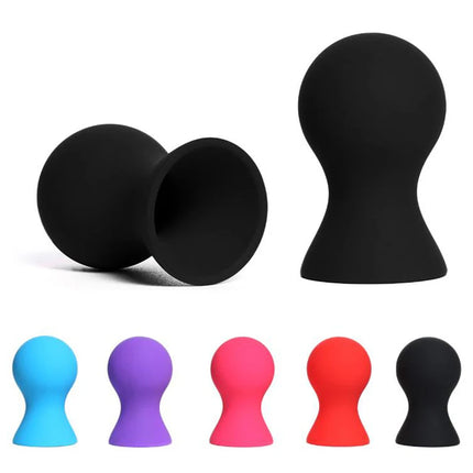 [YA]2Pcs Nipple Sucker G Spot Nipple Pump Suction Cup Breast Massager Clitoris Stimulator No Vibrator Sex Toys For Woman Couples