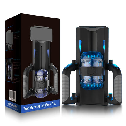 Automatic Thrusting Male Masturbator Cup Stimulators Game Jet Cups Retractable Vibrating Robotic Handle Control Sex Toys For Men