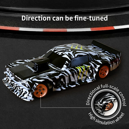 1/43 4WD RC Drift Car 2.4G Mini Racing Remote Control Speed Vehicle RTR Four-wheel Drive High Speed Model Toy for Boys Gift
