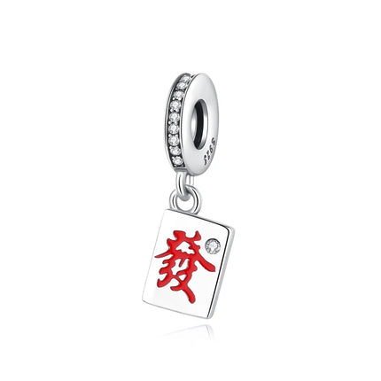 925 Sterling Silver Charms Beads Original Japanese Doll Fortune Cat Charm Fit Brand Bracelets Bangles DIY Jewelry For Women