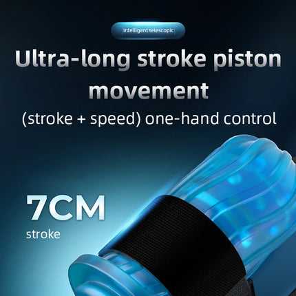 Automatic Male Masturbator Cup with Handle Phone Holder Penis Pump Sex Machine Stroker Adult Sex Toys for Men