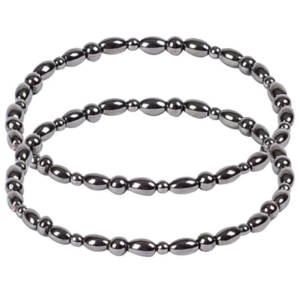 Magnetic Weight Loss Effective Anklet Bracelet Black Gallstone Hematite Stimulating Acupoints Therapy Arthritis Pain Relief
