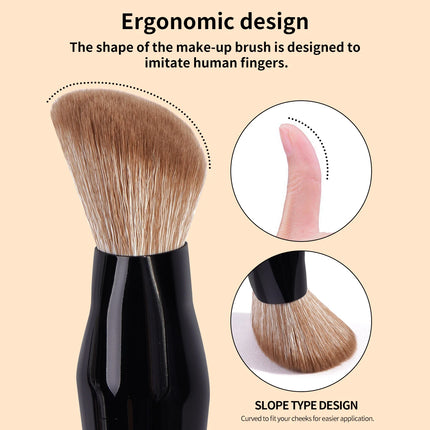 MAANGE Contoured Foundation Brush Foundation Makeup Brushes Face Brush For Liquid Or Cream Foundations Makeup Tool for Beauty