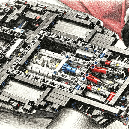 NEW 1:8 Scale 1361/1639PCS Technical Performance SF-24 RB20 Building Blocks Car Assembly Race Car MOC Bricks Supercar Model Toys