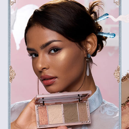 Flower Knows Butterfly Cloud Collar Collection Embossed Highlight & Contour Palette 16g