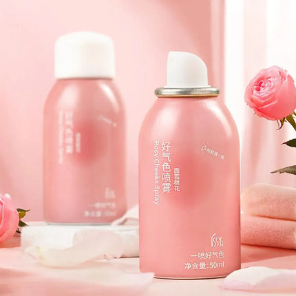New Liquid Powder Blusher Rosy Cheeks Spray 30ml Waterproof Facial Shadow Highlight Nose Lasting Brightening Rouge Student Girl