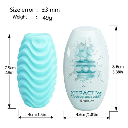 Silicone Pocket Pussy Male Masturbator Cup Sex Toy for Men Blowjob Sex Egg Masturbation Usable Solo Play Toys For Adults 18