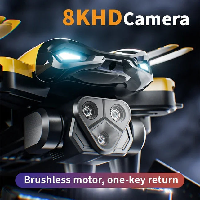 M5 Rc Drone 8K Dron Professional Quadcopter Fpv Wifi Drones with Camera Racing Remote Controlled Helicopters Airplane Toys Boys
