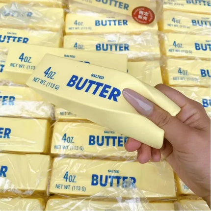 Soft Slow Rebound Butter Stick Squeezing toy Realistic Butter Sticks Decompression Fidget Toy for Adults Kids Anxiety Relief