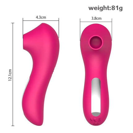 Silicone Clitoral Sucker Vibrator Oral Vacuum Powerful Sucking G-Spot Stimulator Mini Size Tongue Licking Nipple Stimulator