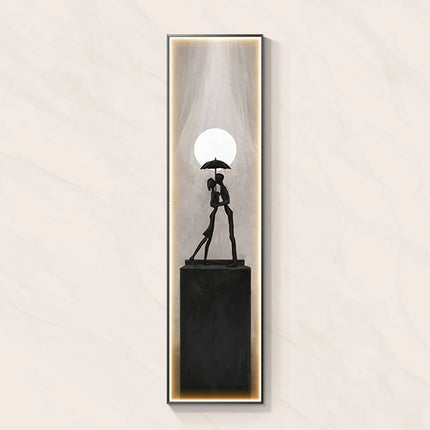 Modern Abstract Art Interior Painting Led Wall Hanging Lamp For Living Room Kitchen Porch Aisle Dining Room Room Home Decoration