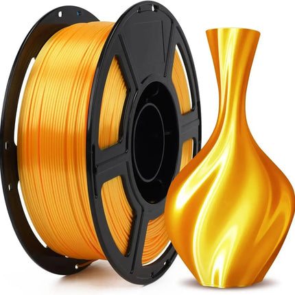 PLA Silk Gold 3D Print Filament 250g - High-Quality FDM 3D Printing Material for Home 3D Printer