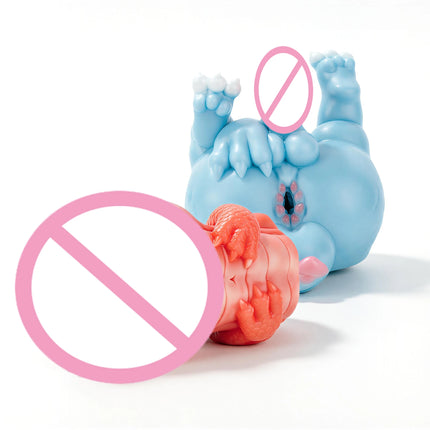 SHAZ Two Color Monster Masturbator, High-quality Silicone, Sex Toy for Men, sztuczna pochwa мастурбатор taschenmuschi
