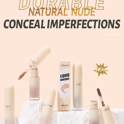 Waterproof Liquid Concealer Oil-control Lasting Cover Dark Circle Tattoo Acne Natural Full Coverage Lightweight Concealer Makeup