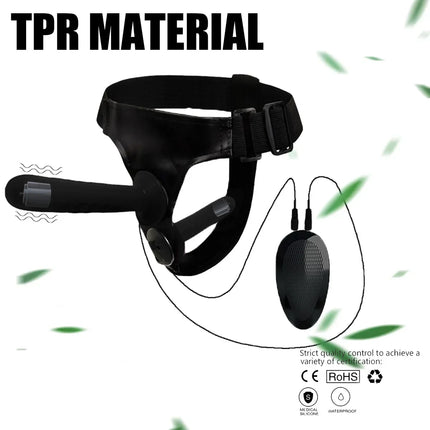 Double Penis Realistic Dildo Vibrator Strapon Ultra Elastic Harness Belt Strap On Big Dildo Vibrateur Sex Toys For Woman Lesbian