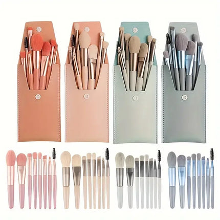 Salim Salim Salim bag with makeup mini brush 8 kinds pmore