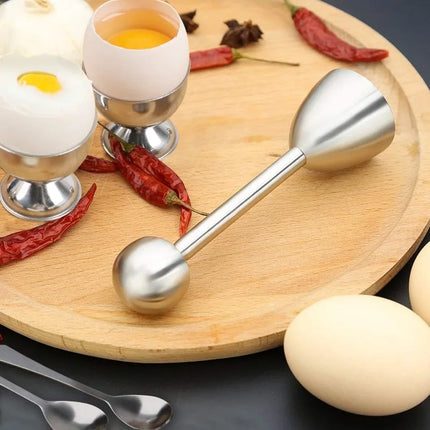 Stainless Steel Egg Opener Shell Opener Egg Head Eggshell Cutter Egg Cup Holder Multi-purpose Egg Tool Kitchen Gadgets