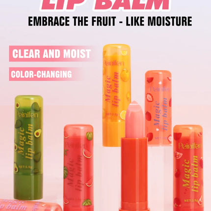 6pcs Fruit colored lipstick, nourishing lips, caring for lips, natural moisturizing lipstick, neutral adult lip care