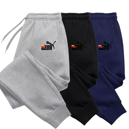 New style printed sport pants suitable for both men and women, luxurious long-distance running pants, casual fitness pants