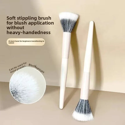 Cloud Porcelain 8-Piece Eyeshadow Brush Set Soft Bristle Blade Edge Eyeshadow Brush Nasal Shadow Brush Eye Makeup Diffusion Brus