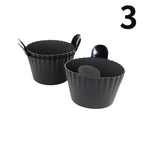 3pcs black