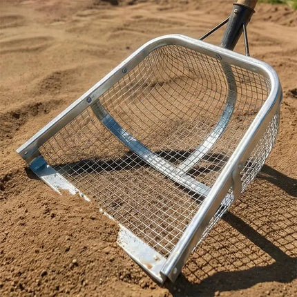 [C] 1Pc Metal Soil Sifting Mesh Easy Grip Effectively Captures Sand Rocks Compost And Wood Chip Farm Tools Garden Tools