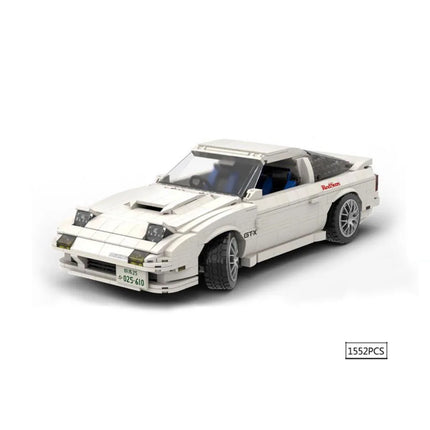Redsun Initial D Technical Building Block 1:12 Scale Mazdas Rx7 Savanna Fc-3s Radio 2.4ghz Remote Control Car Brick RC Toys