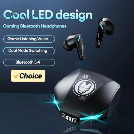 Choice Lenovo GM2 Pro Gaming Headset LED Digital Display Wireless Sport Earbuds HD Call Low Latency Headphones Waterproof